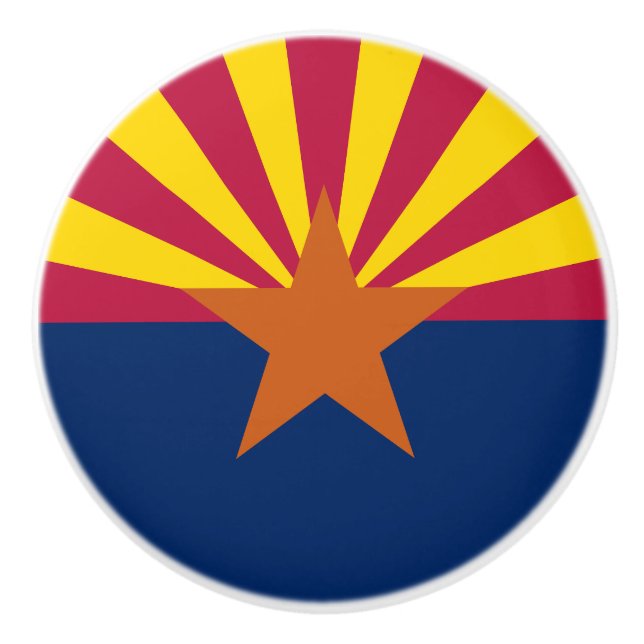 Arizona Statlig flagga Knopp (Framsidan)