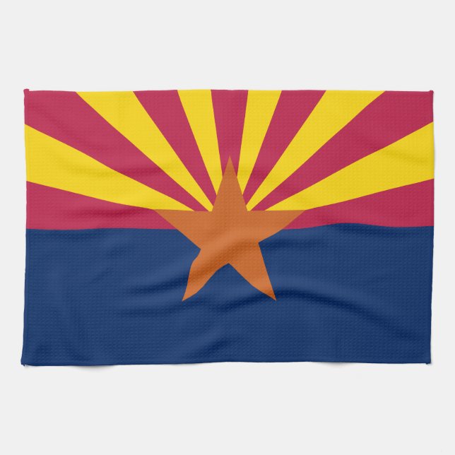 Arizona Statlig flagga Kökshandduk (Horisontell)