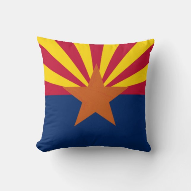 Arizona Statlig flagga Kudde (Framsida)