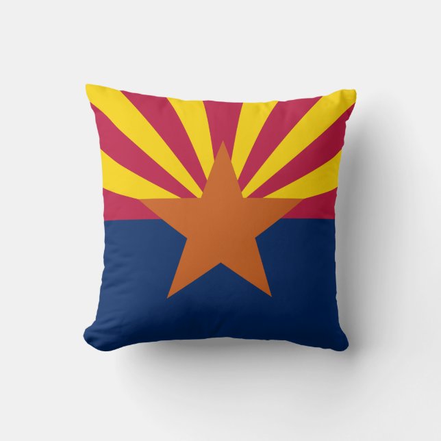 Arizona Statlig flagga Kudde (Framsida)