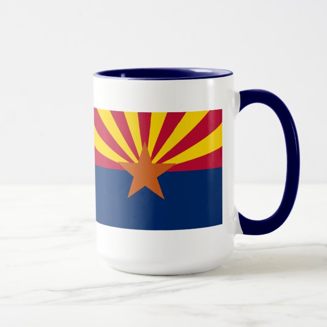 Arizona Statlig flagga Mugg (Höger)