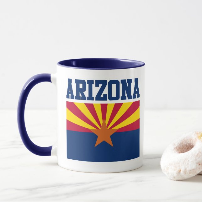 Arizona Statlig flagga Mugg (Med munk)