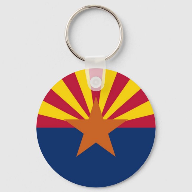 Arizona Statlig flagga Nyckelring (Framsida)