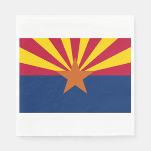 Arizona Statlig flagga Pappersservett