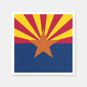 Arizona Statlig flagga Pappersservett
