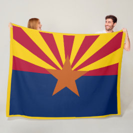 Arizona Statlig flagga Print Patriotc Fleecefilt