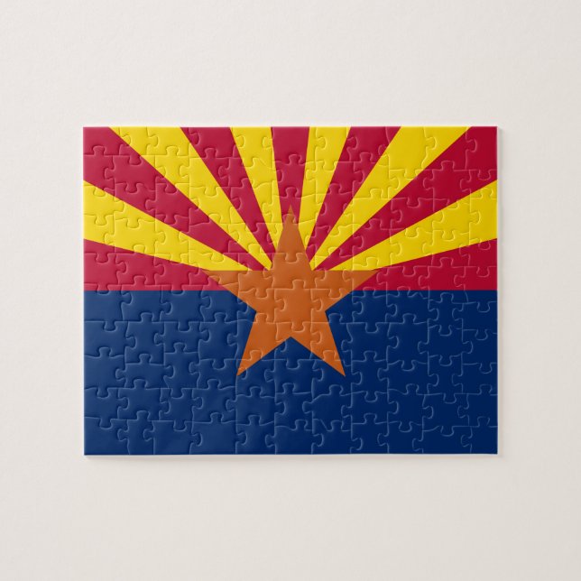 Arizona Statlig flagga Pussel (Horisontell)