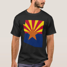 Arizona Statlig flagga Retro Sunset Desert Vibes T Shirt