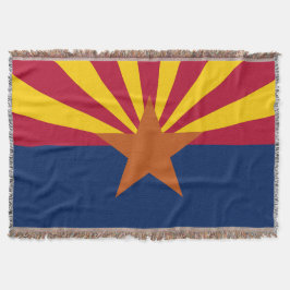 Arizona Statlig flagga Skriv ut Patriotic Filt