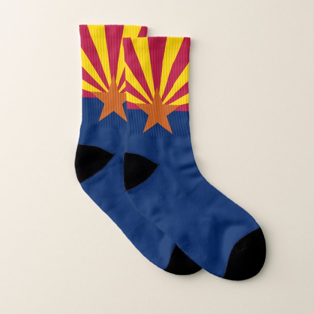 Arizona Statlig flagga Strumpor (Par)