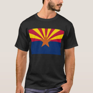 Arizona Statlig flagga T Shirt