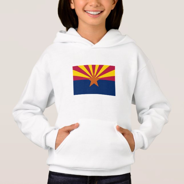 Arizona Statlig flagga T Shirt (Framsida)