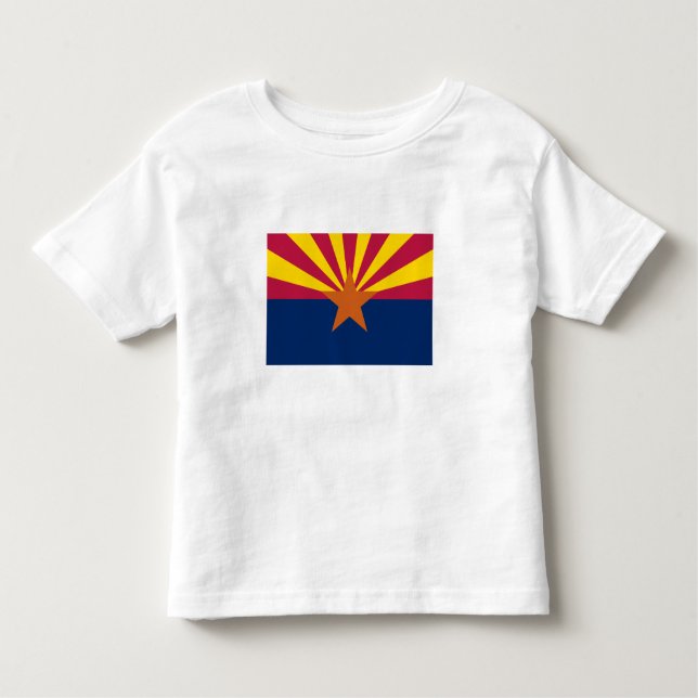 Arizona Statlig flagga T Shirt (Framsida)