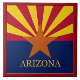 Arizona Statlig flagga Tile Kakelplatta