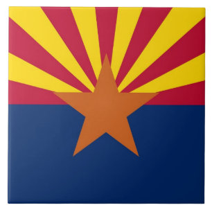 Arizona Statlig flagga Tile Kakelplatta