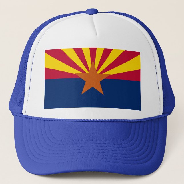 Arizona Statlig flagga Truckerkeps (Framsida)