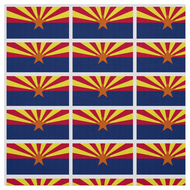 Arizona statlig flagga tyg (Provkarta)