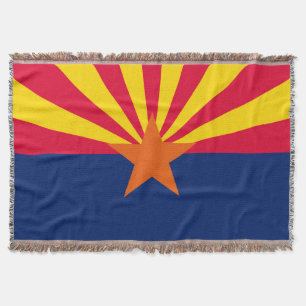 Arizona statlig flaggadesign filt