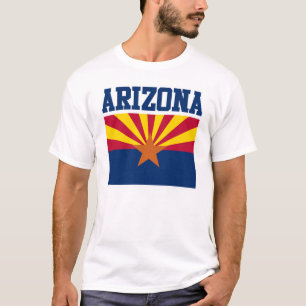 Arizona statlig flaggaT-tröja Tee Shirt