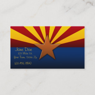 Arizona statlig flaggavisitkortar visitkort