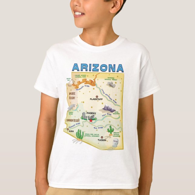 Arizona statlig T-tröja T-shirt (Framsida)