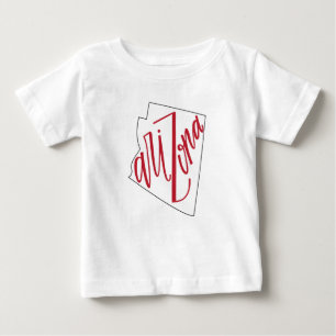 Arizona statlig typografidesign tee