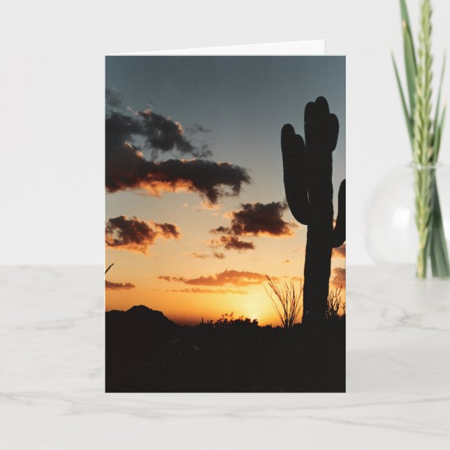 Arizona Sunet Bild Fars dag Kort (Framsida)