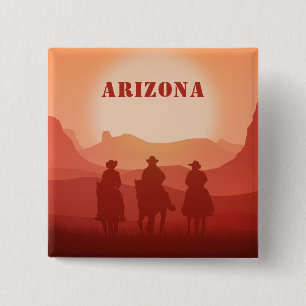 Arizona Sunset anpassningsbar magnet Knapp