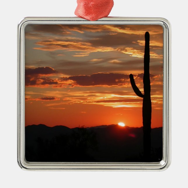Arizona Sunset—Breathtake Julgransprydnad Metall (Framsidan)