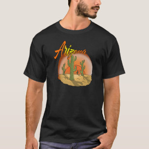 ARIZONA Sunset Cactus Tee Shirt