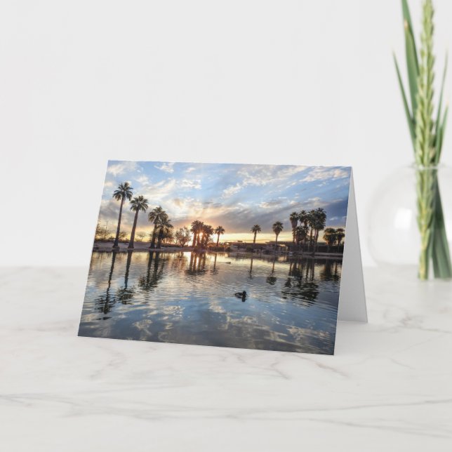 Arizona Sunset Notecard Kort (Framsida)