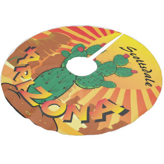 ARIZONA Sunset Prickly Pear CHANGE TOWN Julgransmatta Borstad Polyester