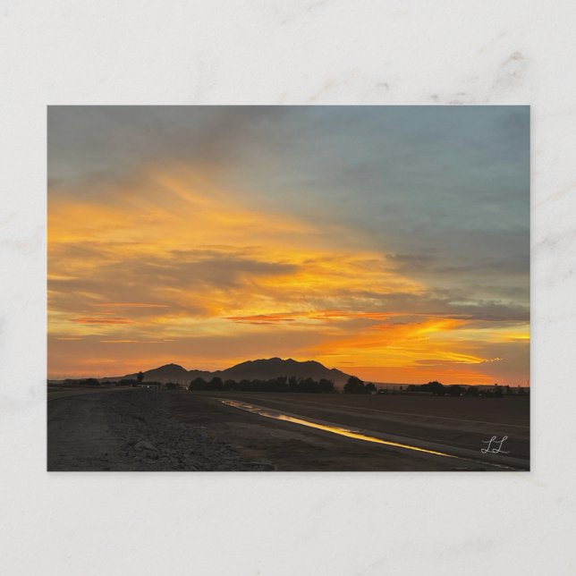 Arizona Sunset Vykort (Framsida)