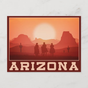 Arizona Sunset-vykort Vykort