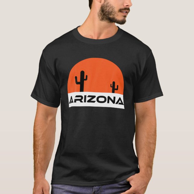 Arizona Tee Phoenix Arizona Sunset Nature Hiking B (Framsida)