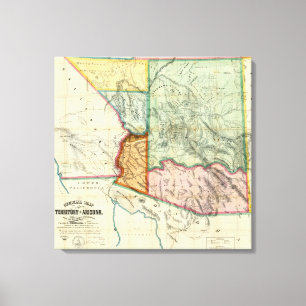 Arizona territorium canvastryck