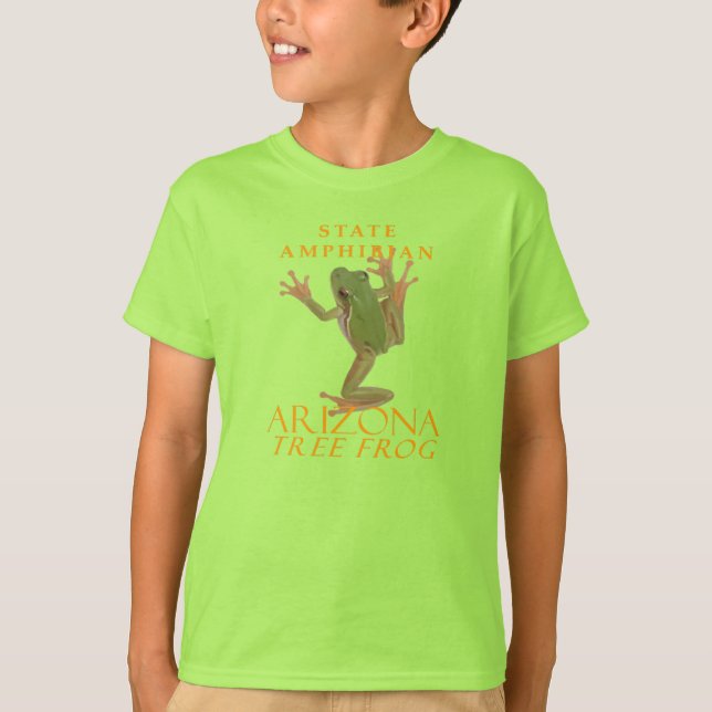 Arizona Territory Amfibie Trä Groda T Shirt (Framsida)