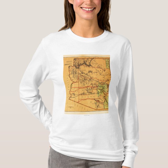 Arizona TerritoryPanoramic MapArizona Tee (Framsida)