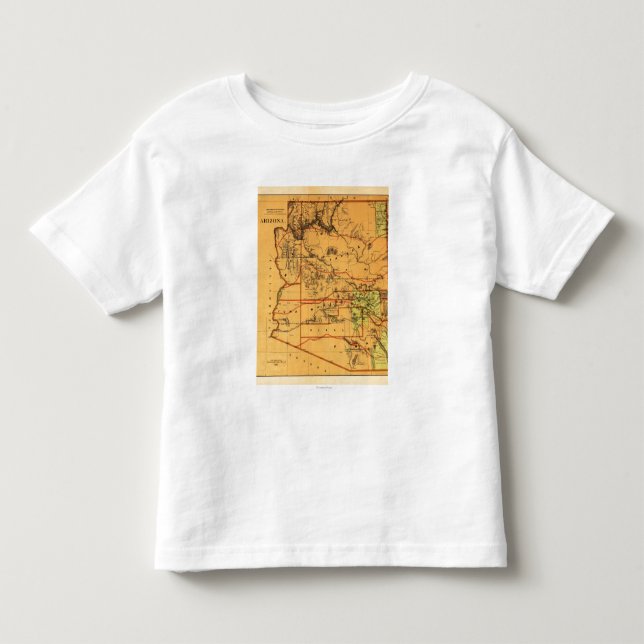 Arizona TerritoryPanoramic MapArizona Tee (Framsida)