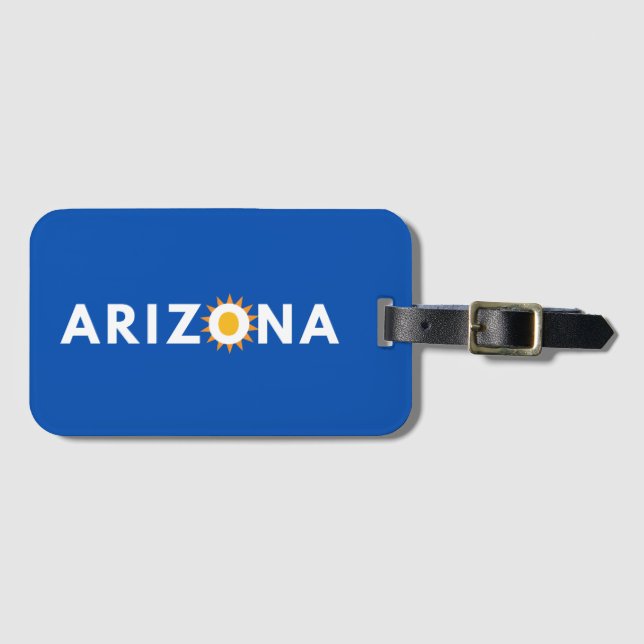 Arizona Text  Bagageetikett Bagagebricka (Framsida horisontal)