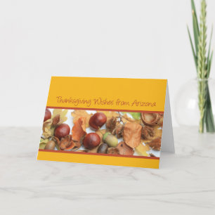 Arizona Thanksgiving Card Helgkort