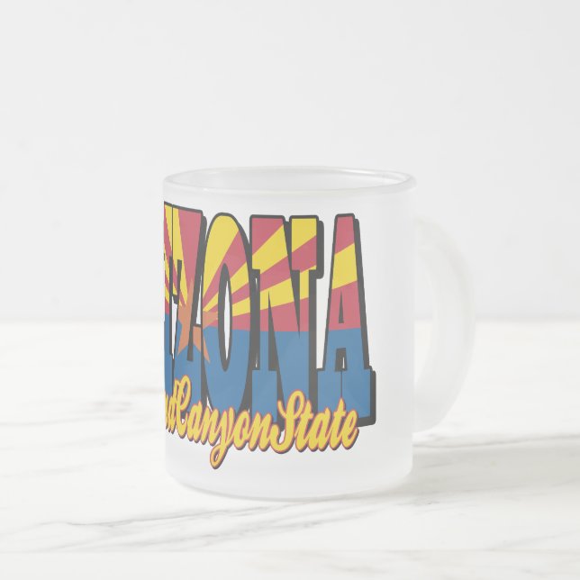 Arizona the Grand Canyon State Frostad Glasmugg (Framsida höger)