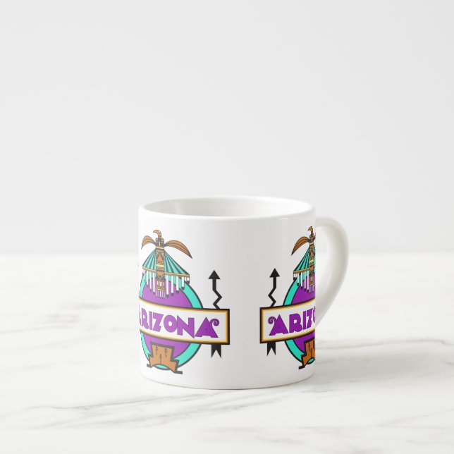 Arizona Thunderbird Shield Espressomugg (Framsida höger)