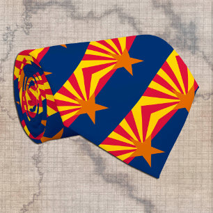 Arizona Ties, mode USA, Arizona Flagga business Slips