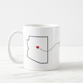 Arizona till Missouri - Heart2Heart Coffee Mugg