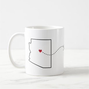 Arizona till New York - Heart2Heart Coffee Mugg