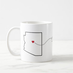Arizona till Washington - Heart2Heart Coffee Mugg