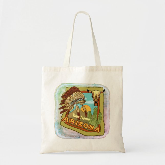 Arizona tote bag tygkasse (Framsidan)