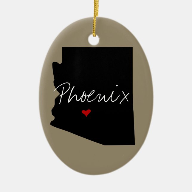 Arizona Town Julgransprydnad Keramik (Framsidan)