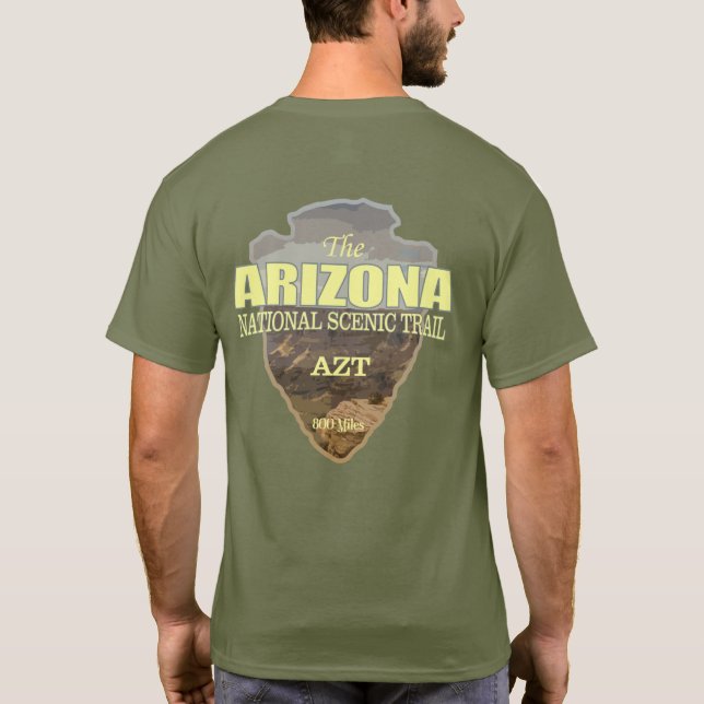 Arizona Trail (pilspets) T Shirt (Baksida)